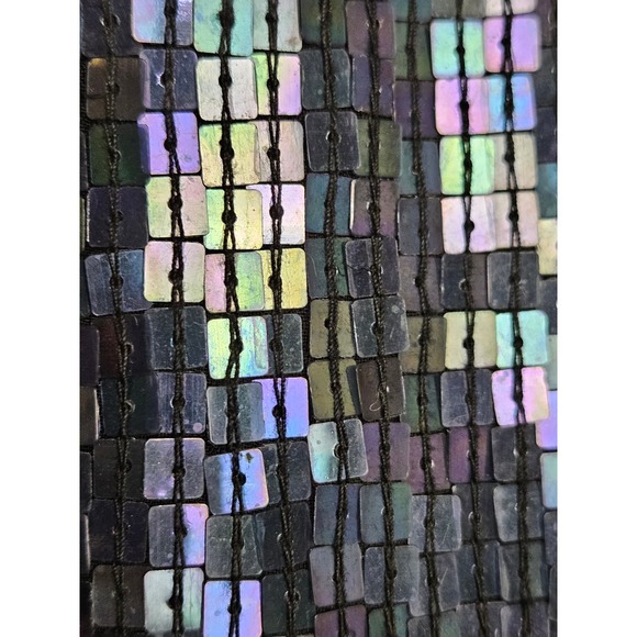 Mark & John by Gopal NWT Sleeveless Sequin Shift Coctail Mini Dress Size 12 - Picture 4 of 11